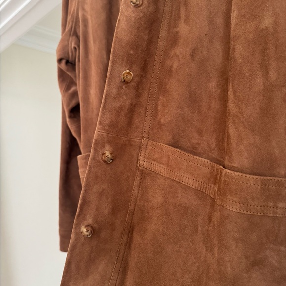 Sézane Will Jacket Camel Suede - Large - Picture 6 of 7